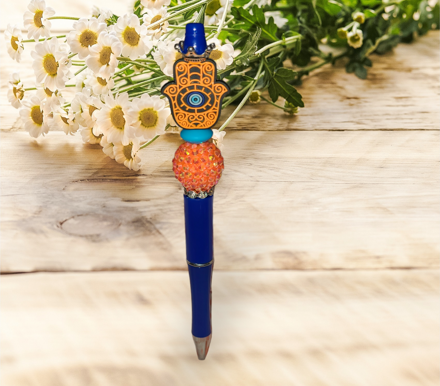 Hasma Hand Beaded Pen #2 - Pretty Things Created