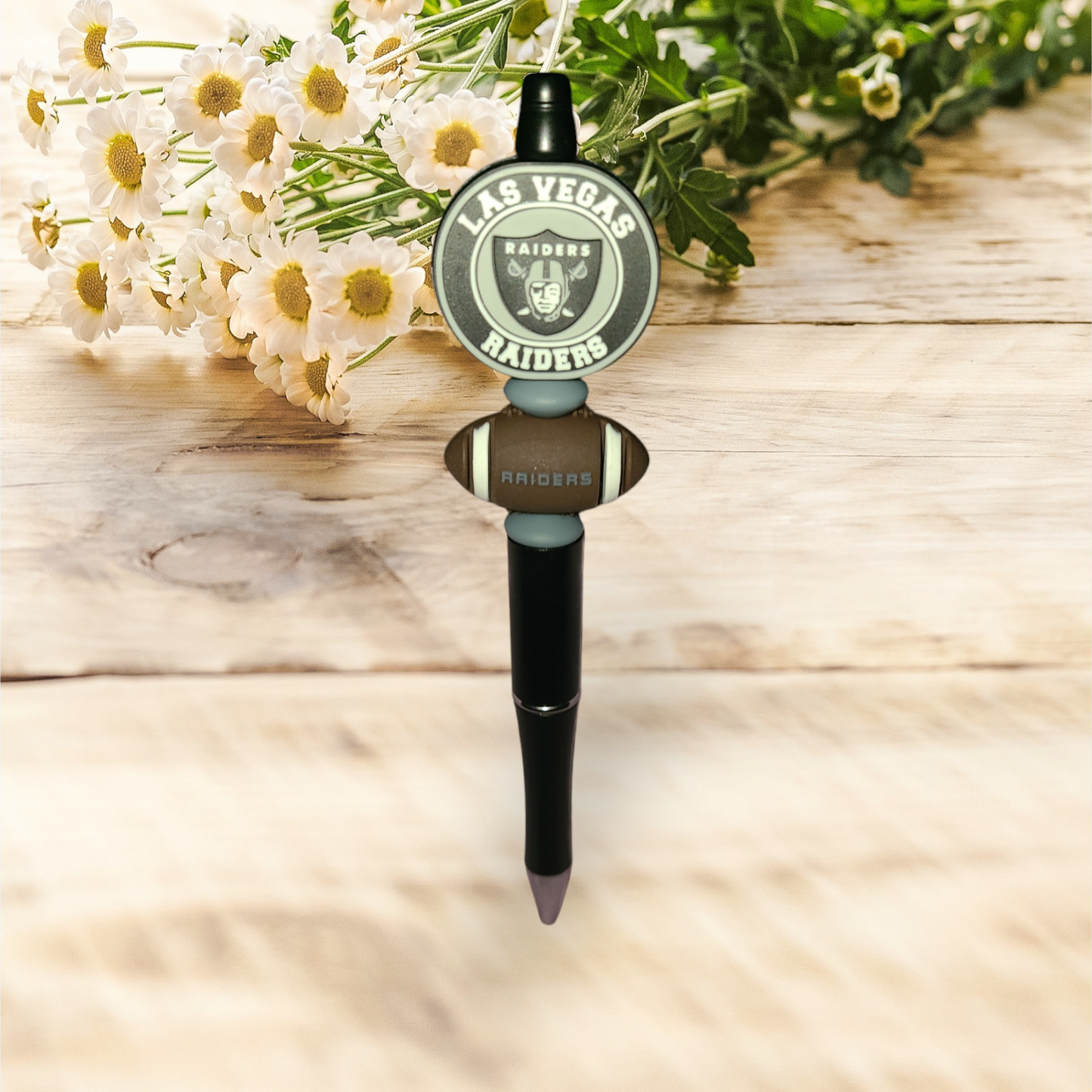 NFL L.V Raiders Beaded Pen