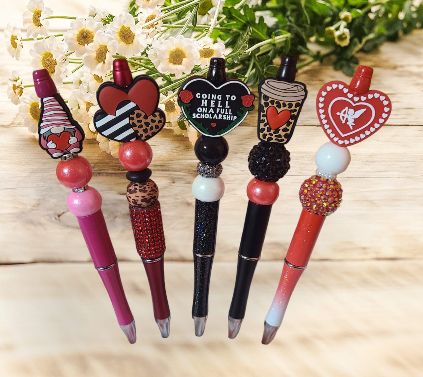 Valentine Beaded Pens #2 - Pretty Things Created