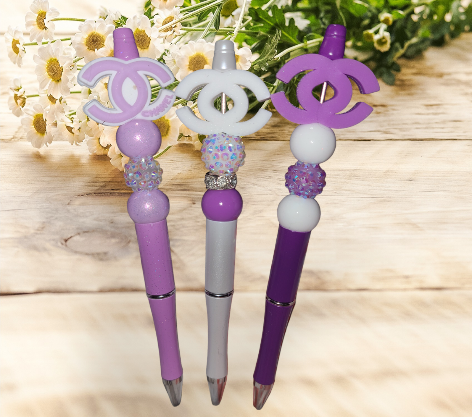 C C Beaded Pen #1 - Pretty Things Created