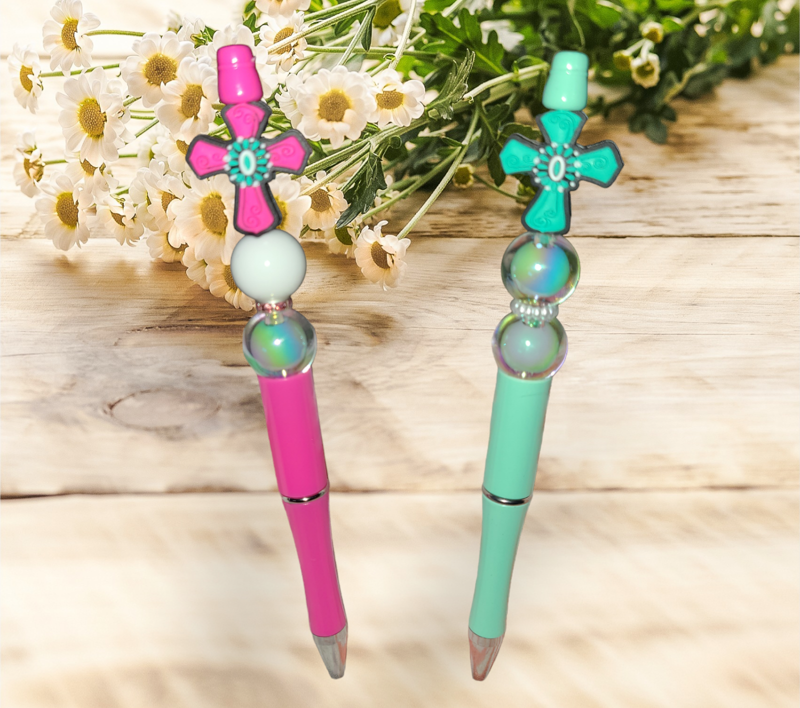 Cross Beaded Pen - Pretty Things Created