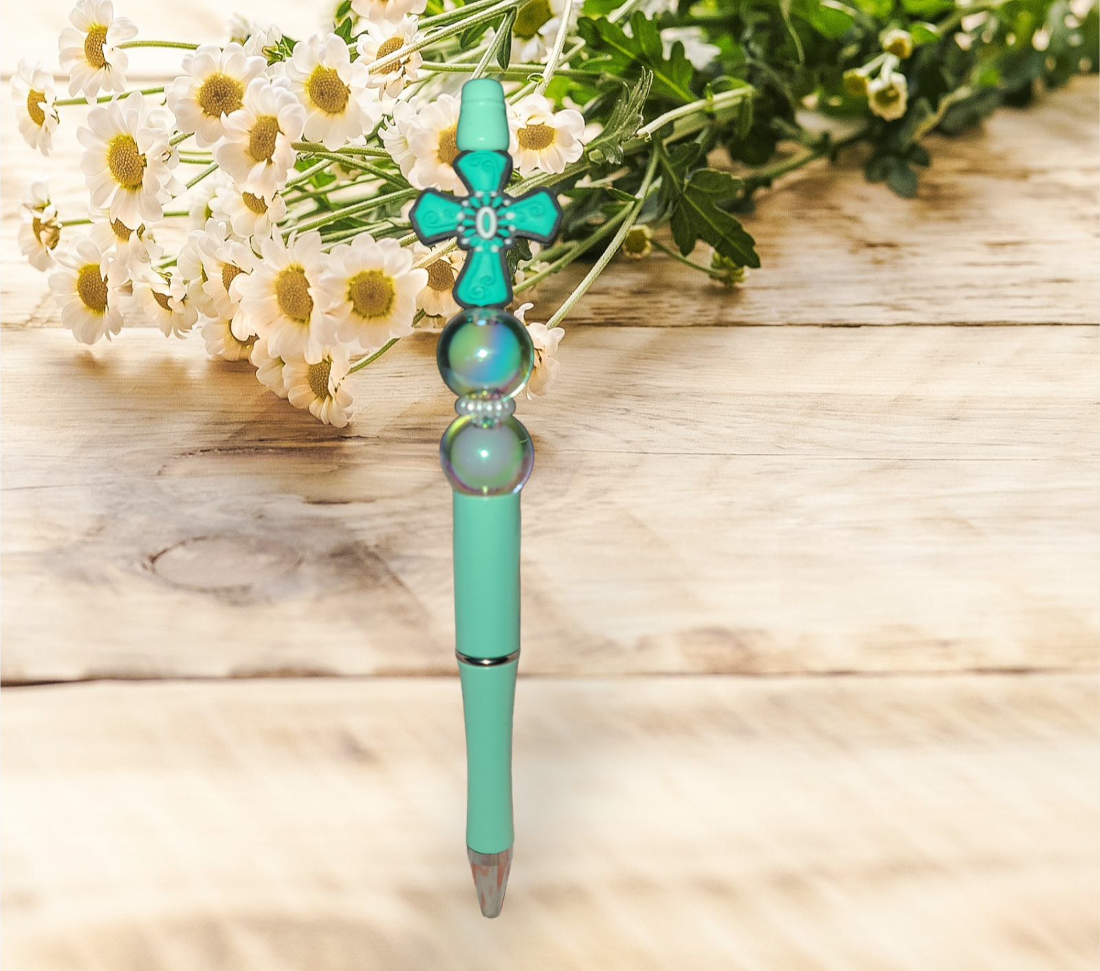 Cross Beaded Pen - Pretty Things Created