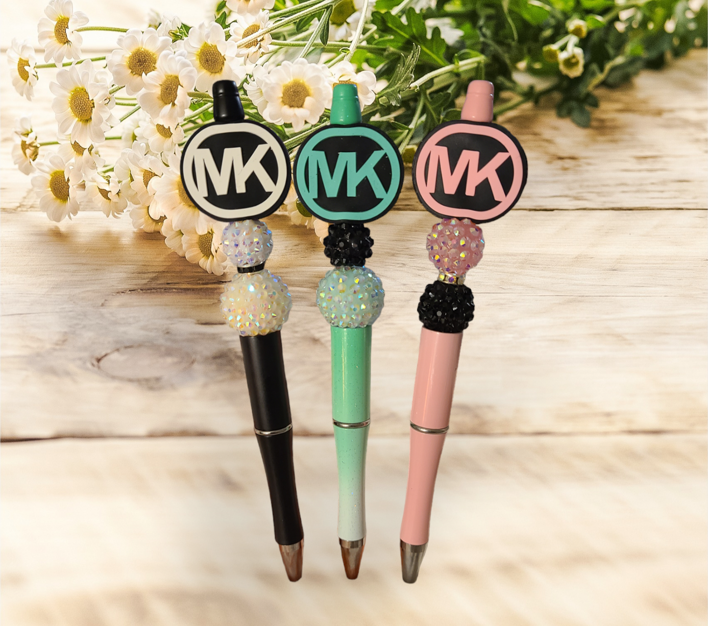 M K Beaded Pen - Pretty Things Created