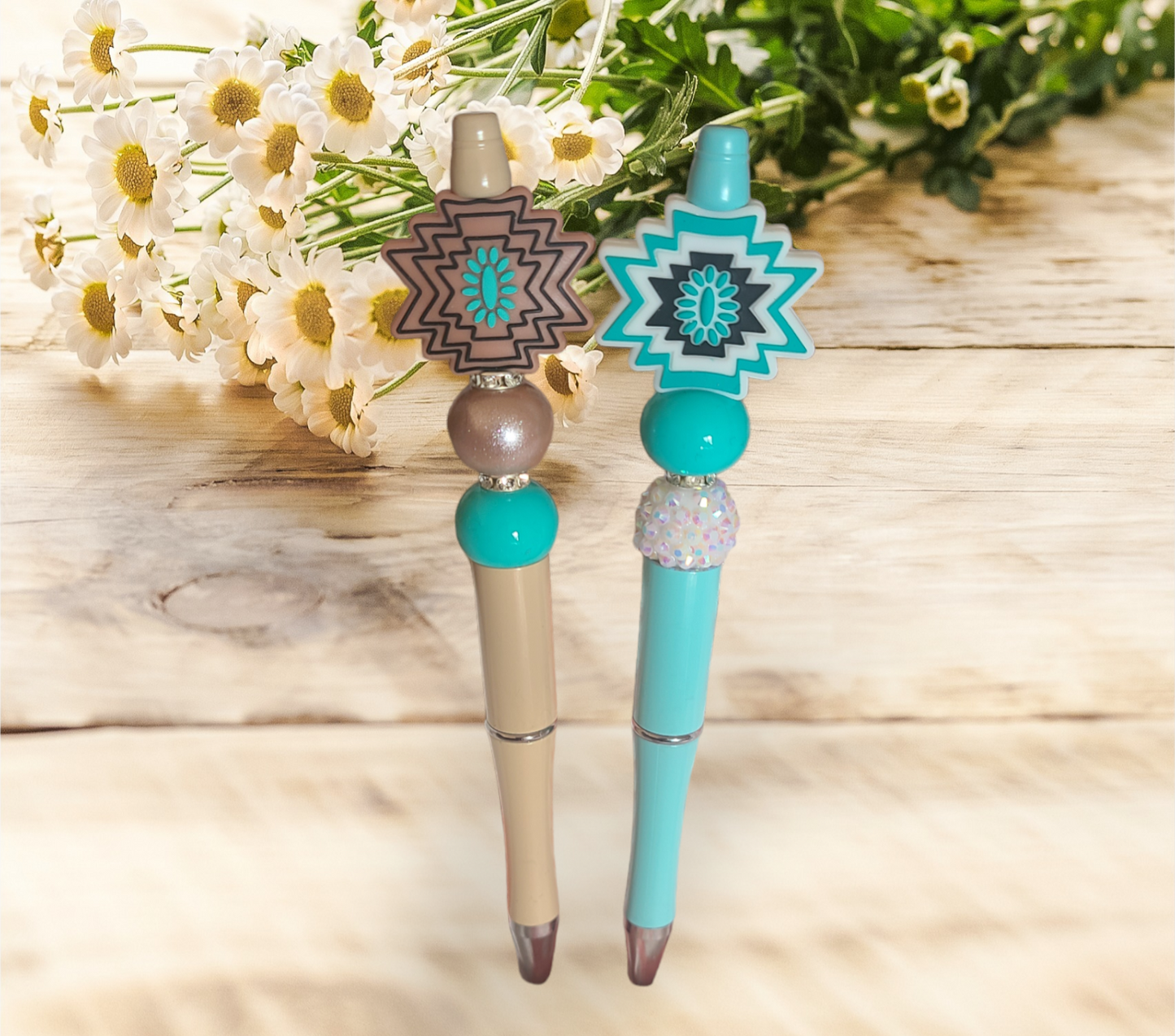 Aztec Beaded Pen - Pretty Things Created