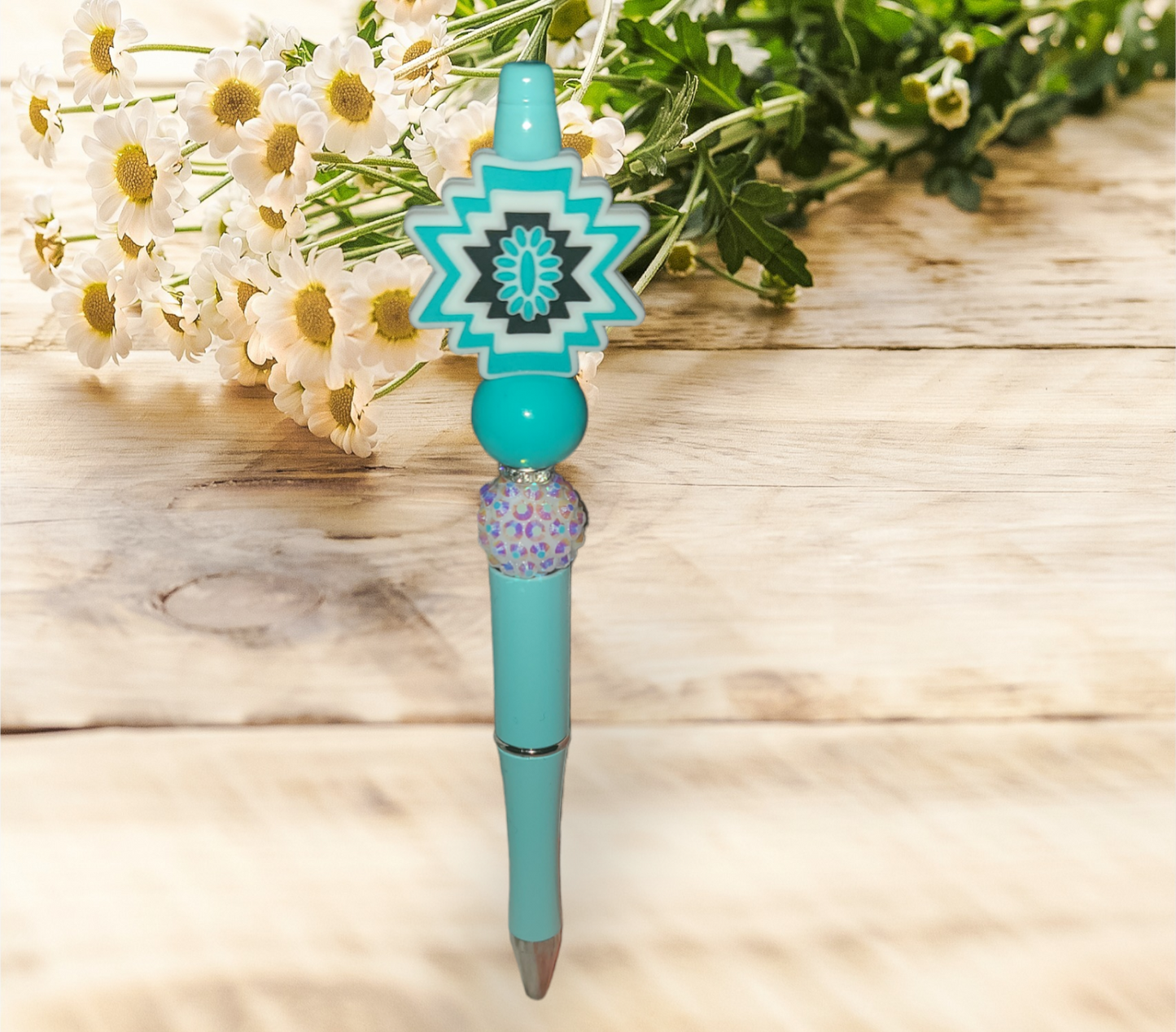 Aztec Beaded Pen - Pretty Things Created