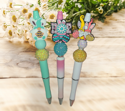 Easter Beaded pens - Pretty Things Created