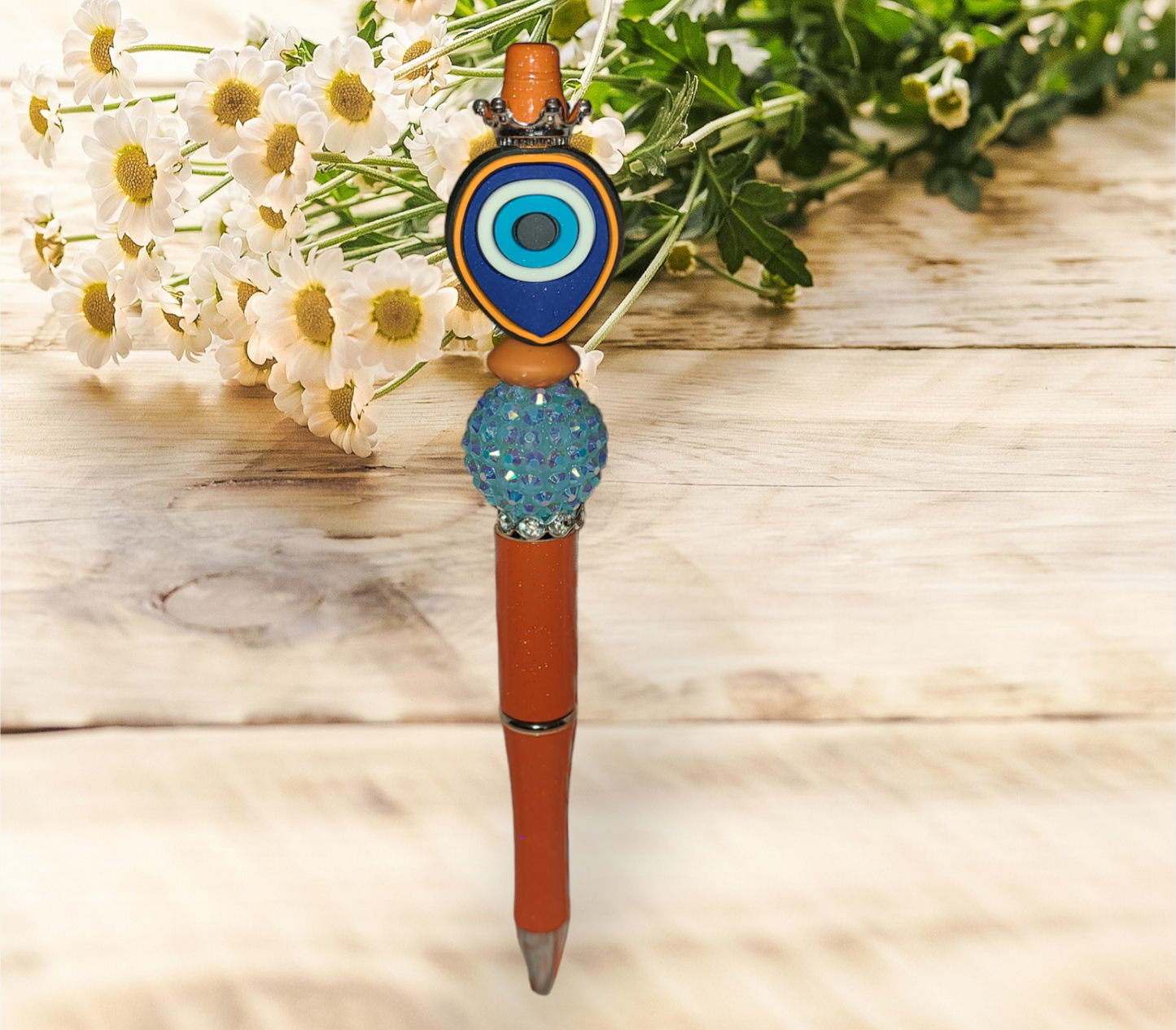 Evil Eye Beded Pen - Pretty Things Created