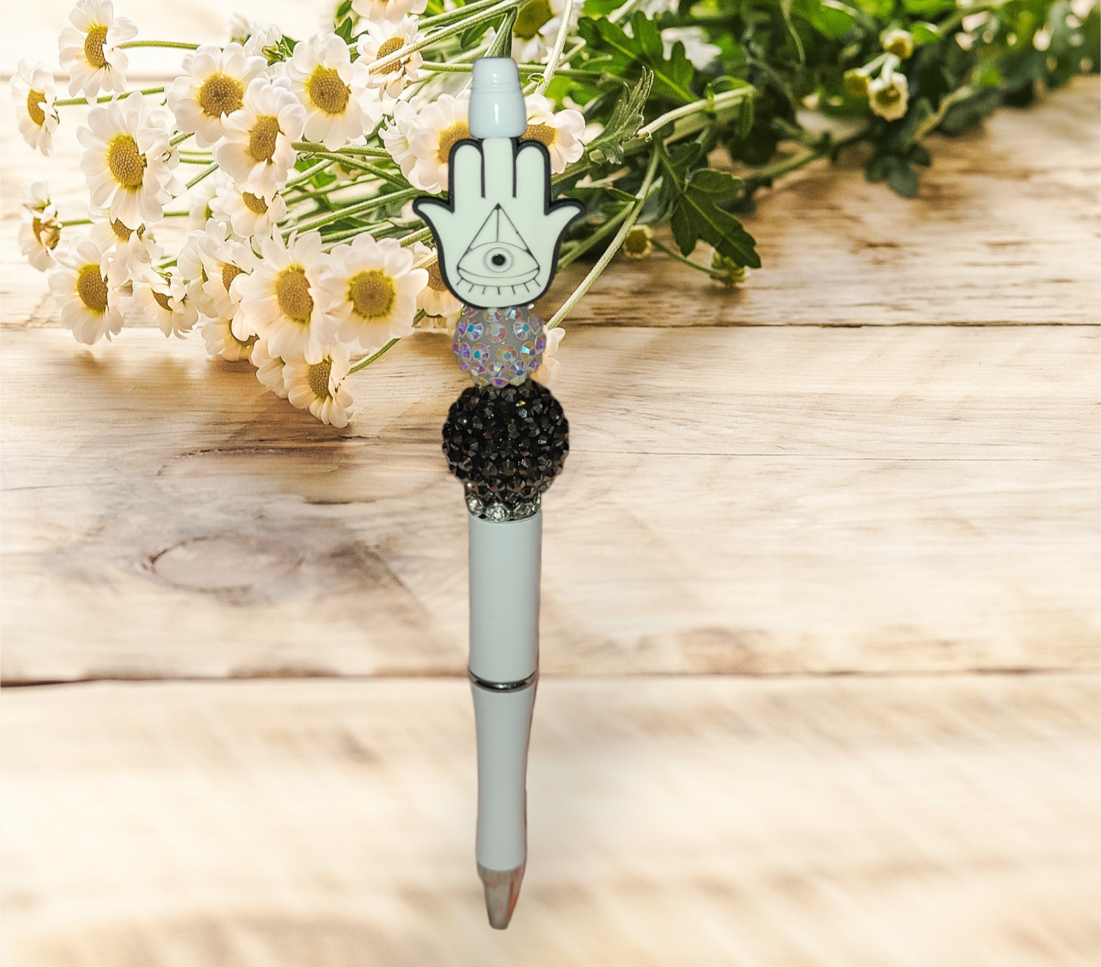 Hasma Hand Beaded Pen  #2 - Pretty Things Created