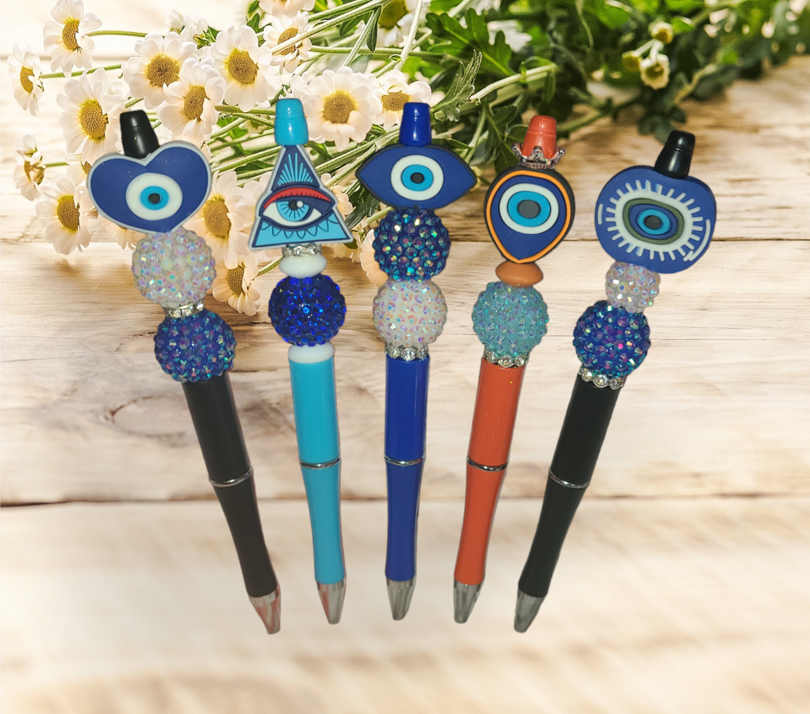 Evil Eye Beded Pen - Pretty Things Created