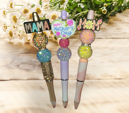 Mom Beaded Pen - Pretty Things Created