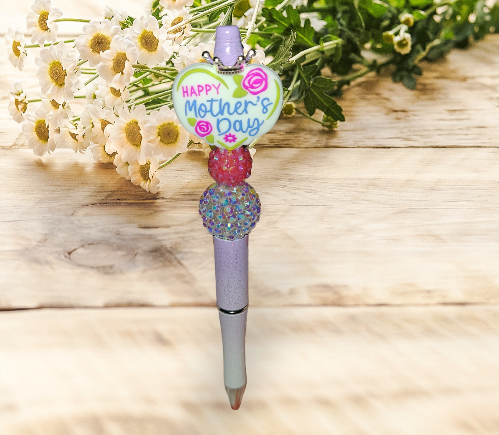 Mom Beaded Pen - Pretty Things Created