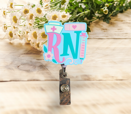 RN Badge Reel - Pretty Things Created