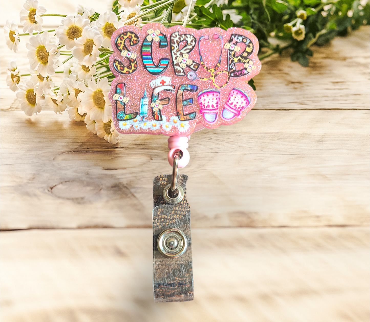 Scrub Life Badge Reel - Pretty Things Created