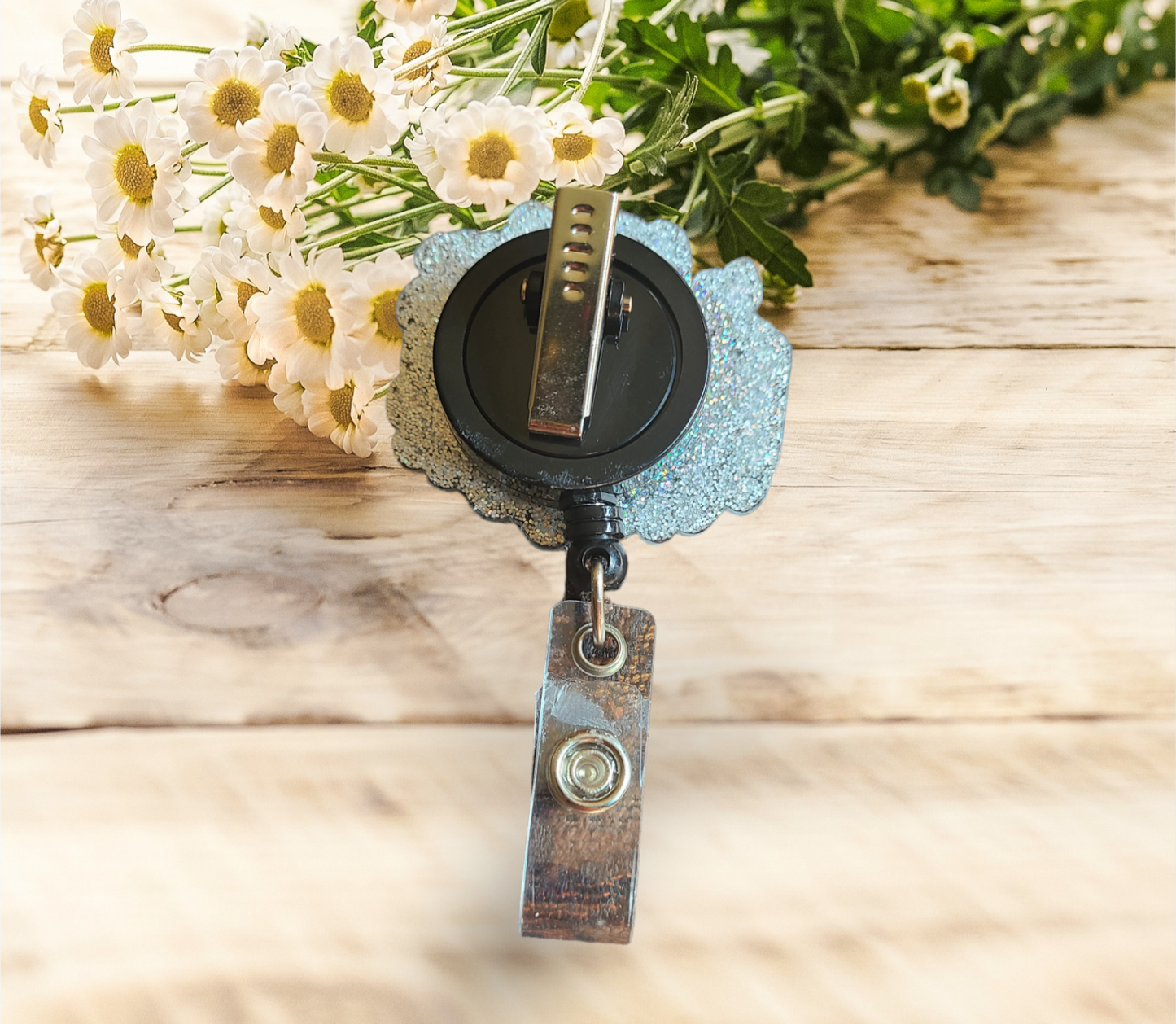 Black Nurse Magic Badge Reel - Pretty Things Created