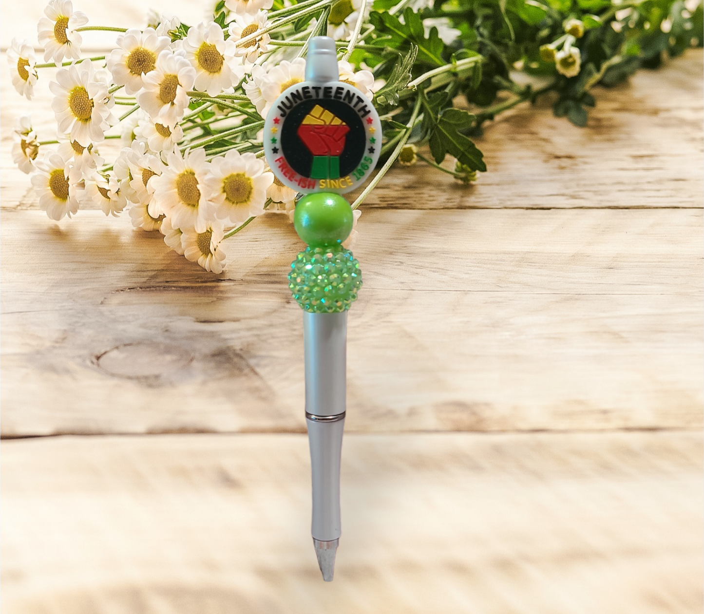 Juneteenth Beaded Pen #2 - Pretty Things Created