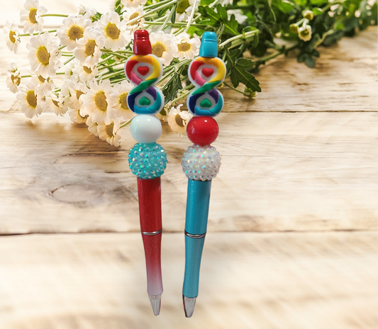 Infinity Pride Beaded Pen - Pretty Things Created