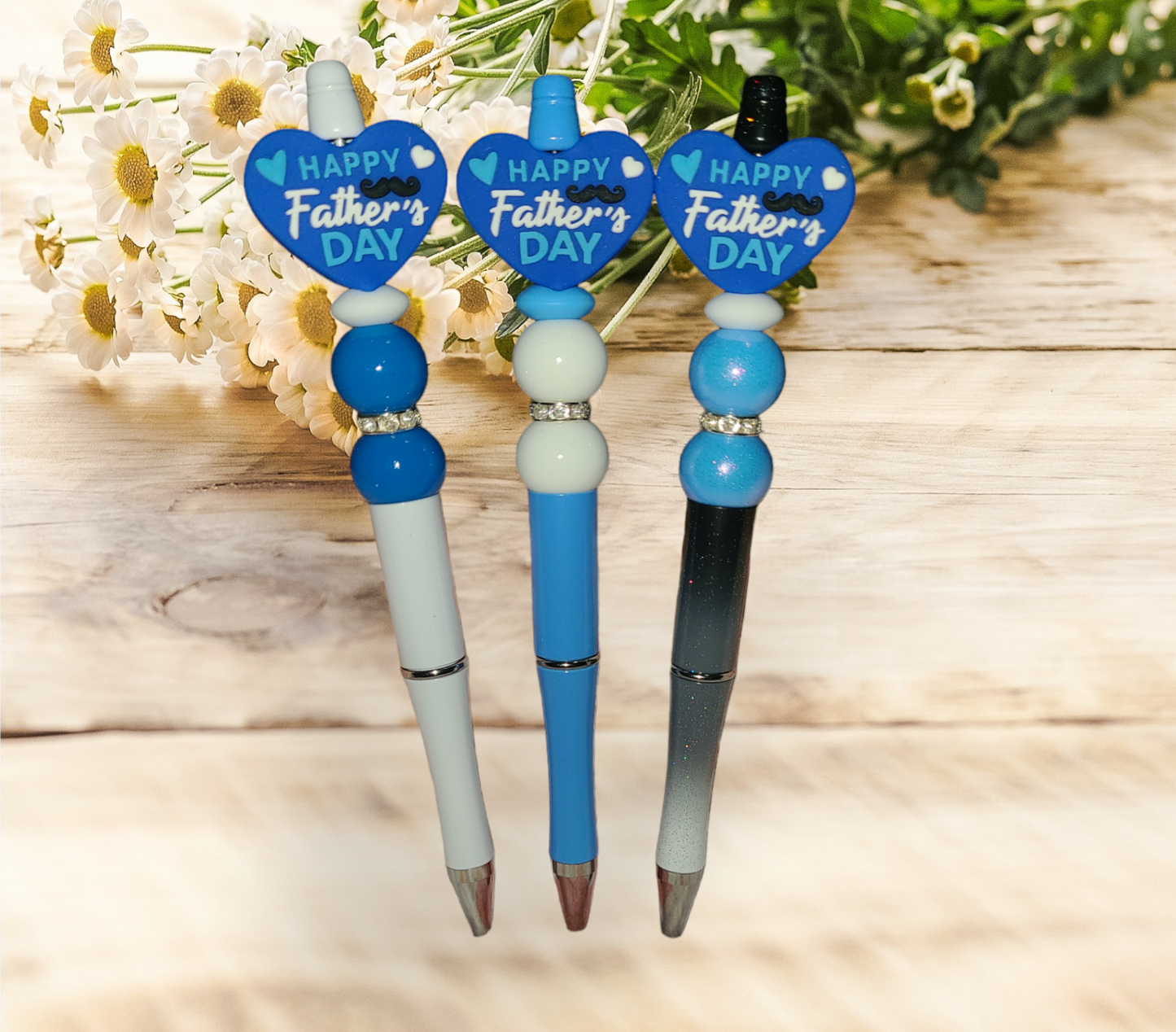 Happy Father's Day Beaded Pen - Pretty Things Created