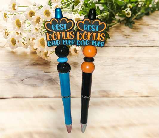 Best Bonus Dad Beaded Pen - Pretty Things Created