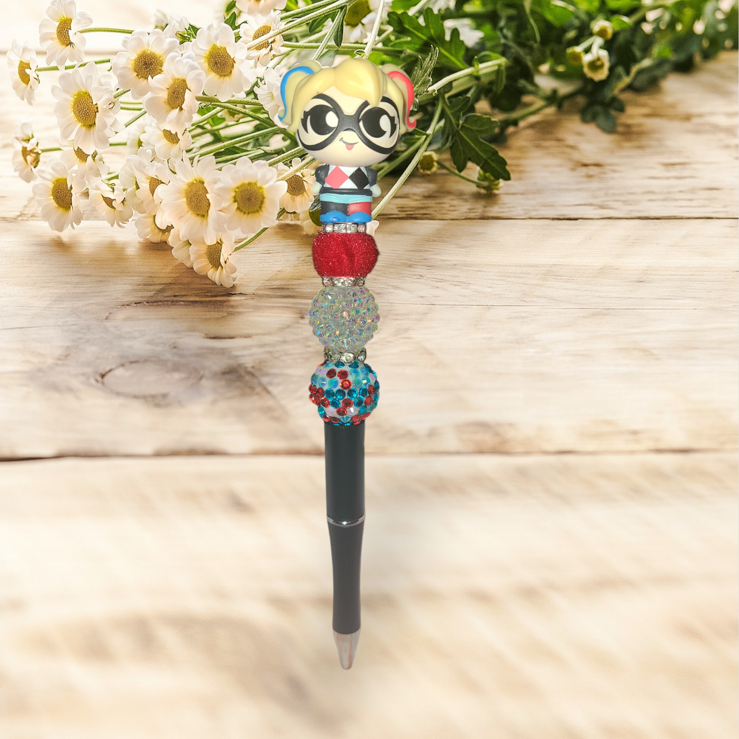 Harley Quinn Doorable Beaded Pen