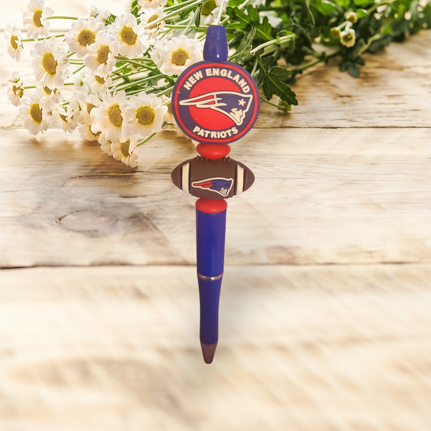 NFL N.E Patriots Beaded Pen