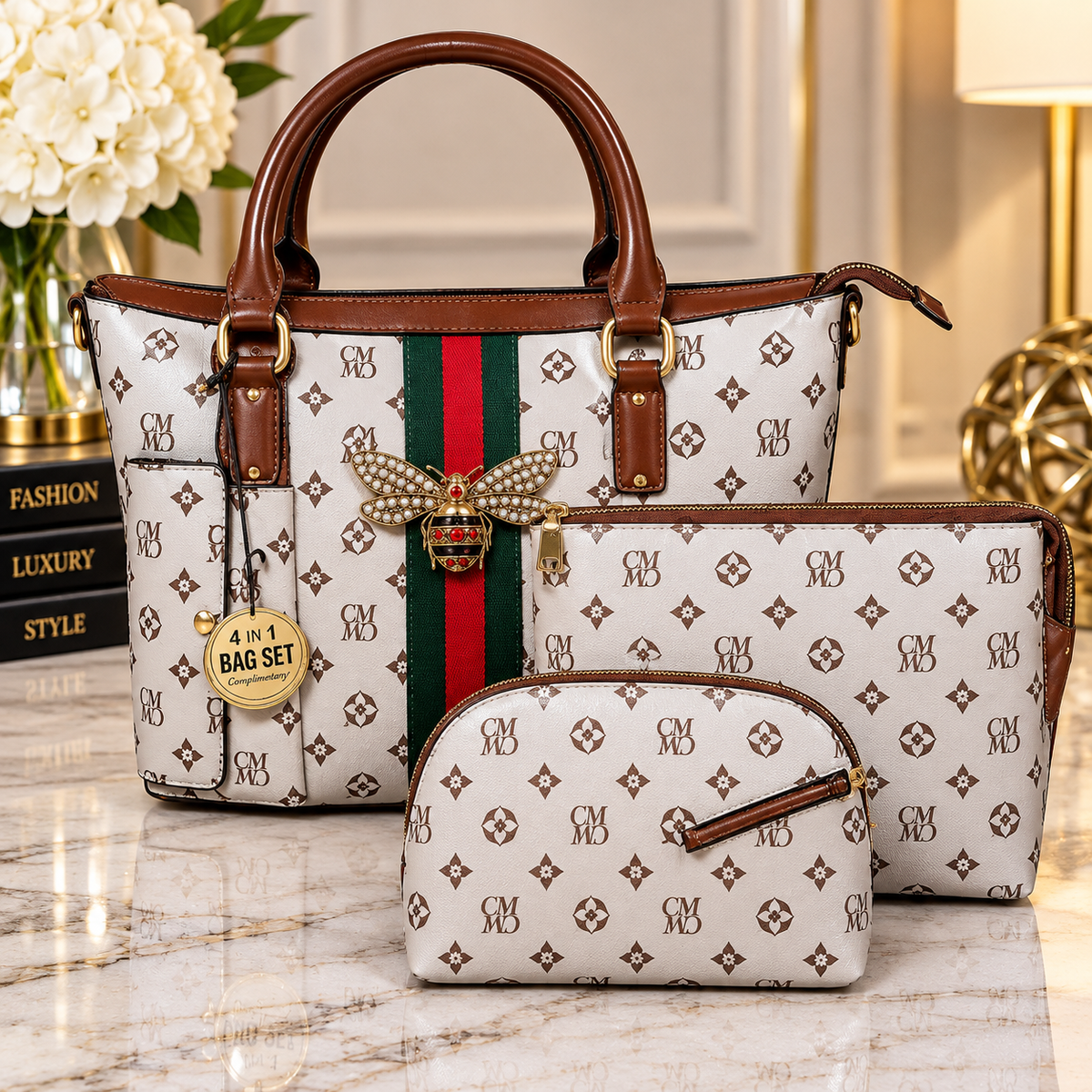 Butterfly Purse 4 Pcs Set
