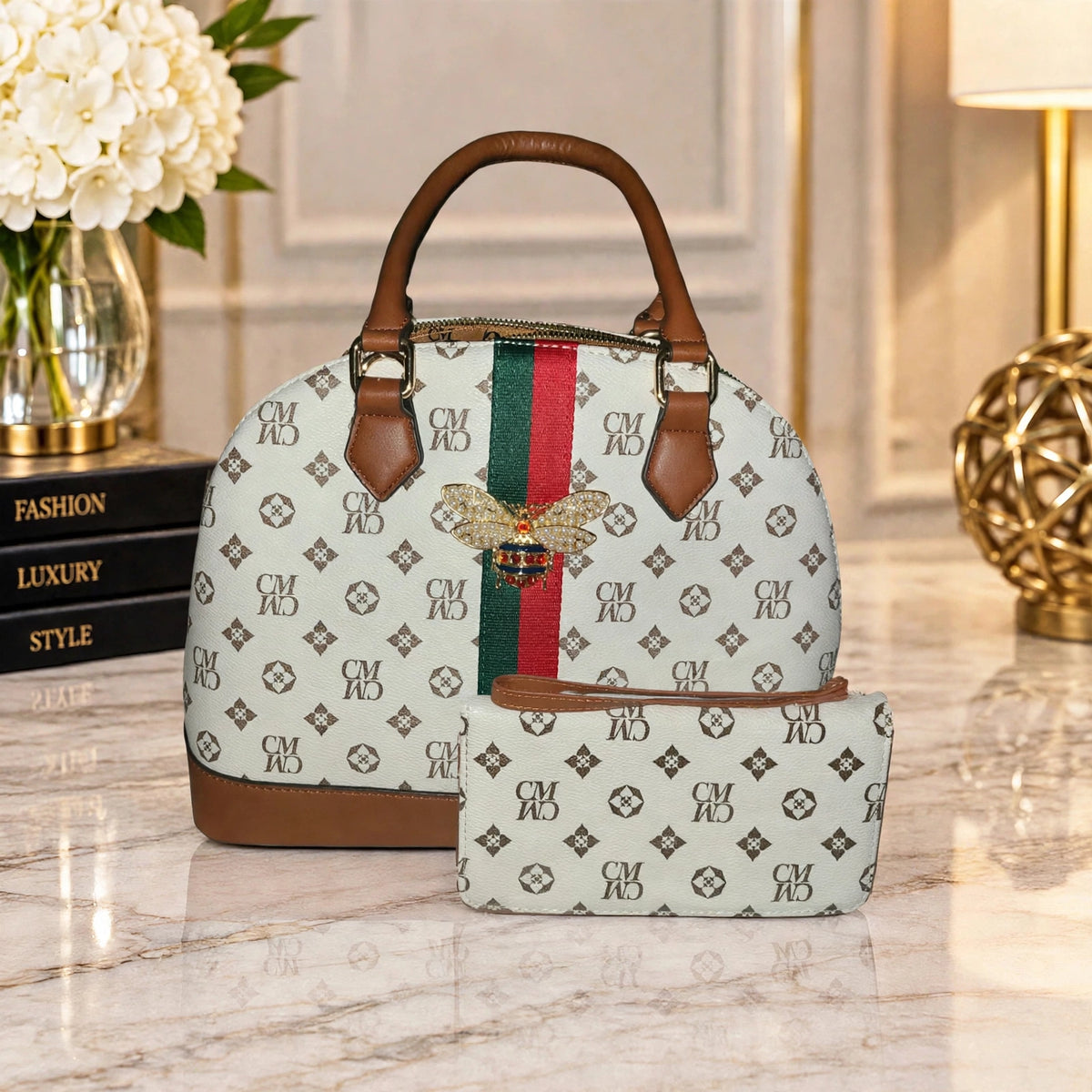 Butterfly 2 Pcs Purse Set