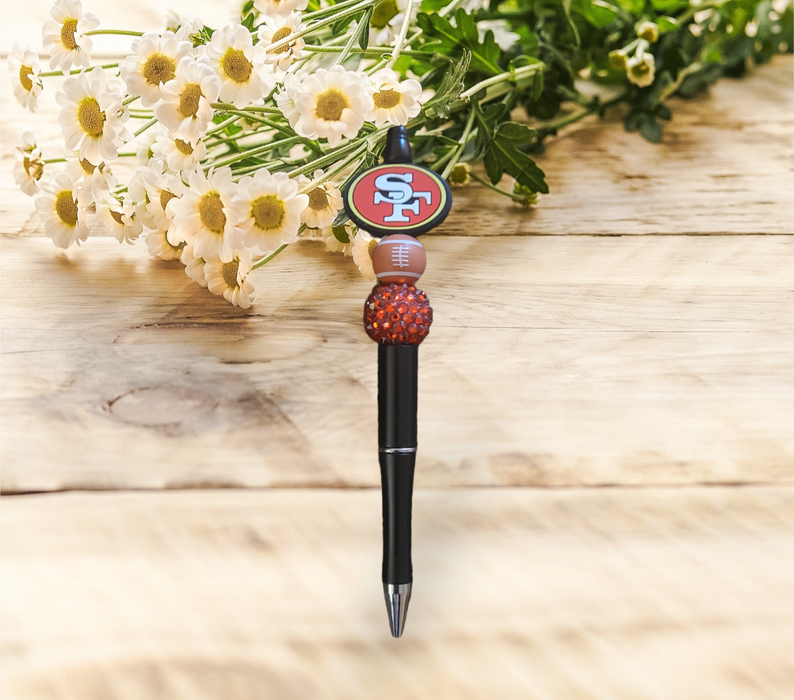 NFL S.F. Beaded Pen - Pretty Things Created