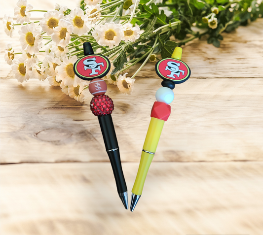 NFL S.F. Beaded Pen - Pretty Things Created