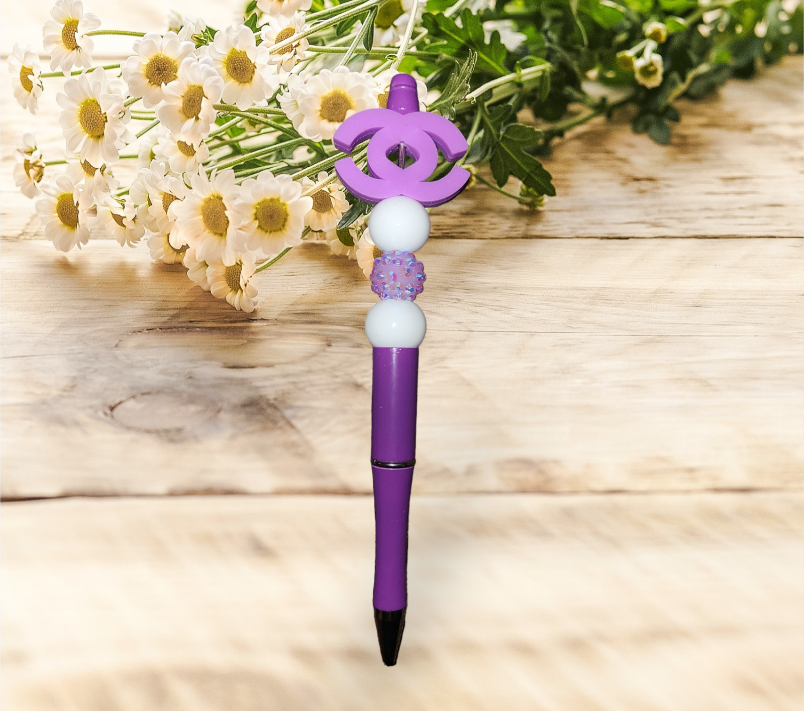 C C Beaded Pen #1 - Pretty Things Created