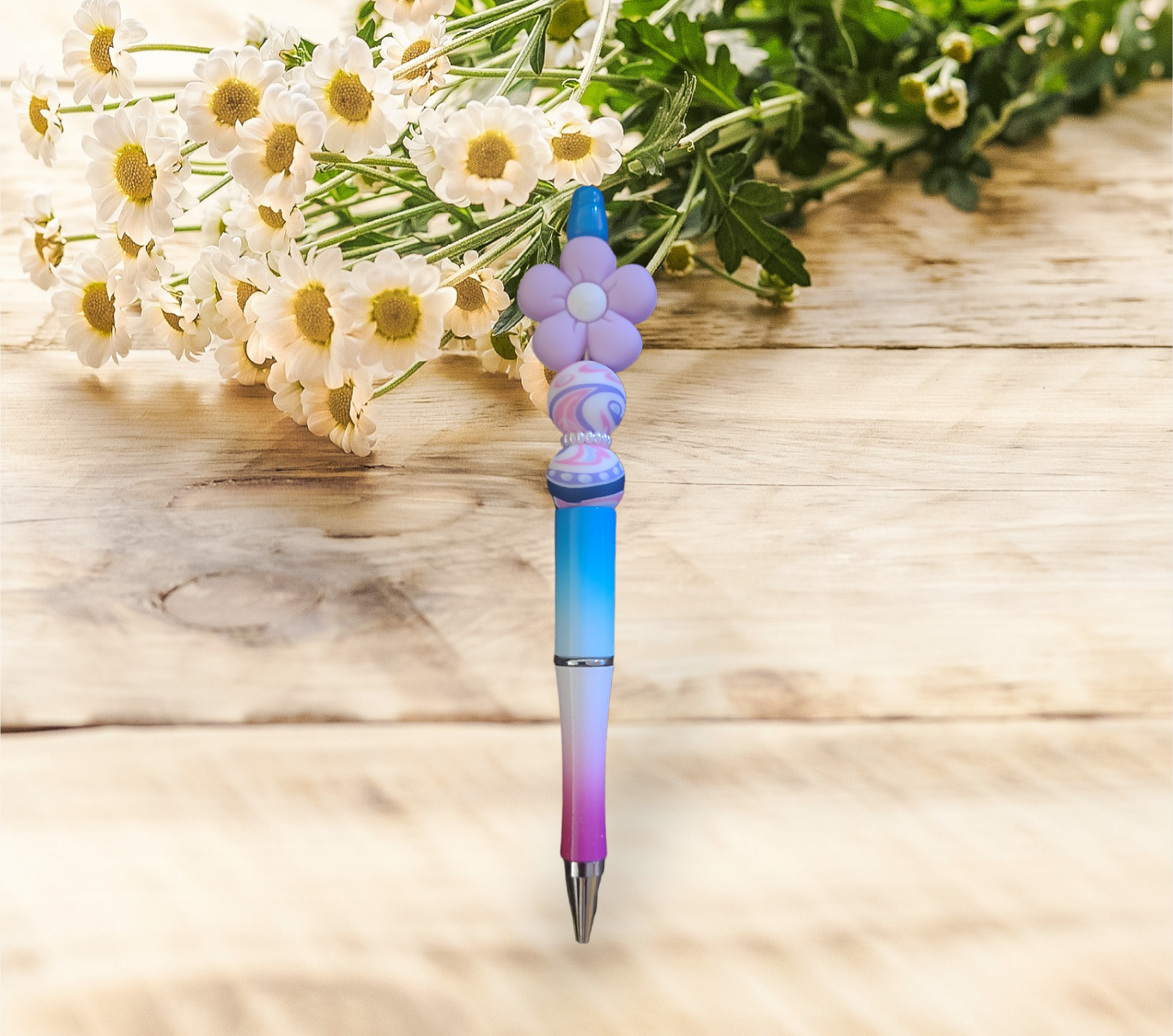 Flower Beaded Pen - Pretty Things Created