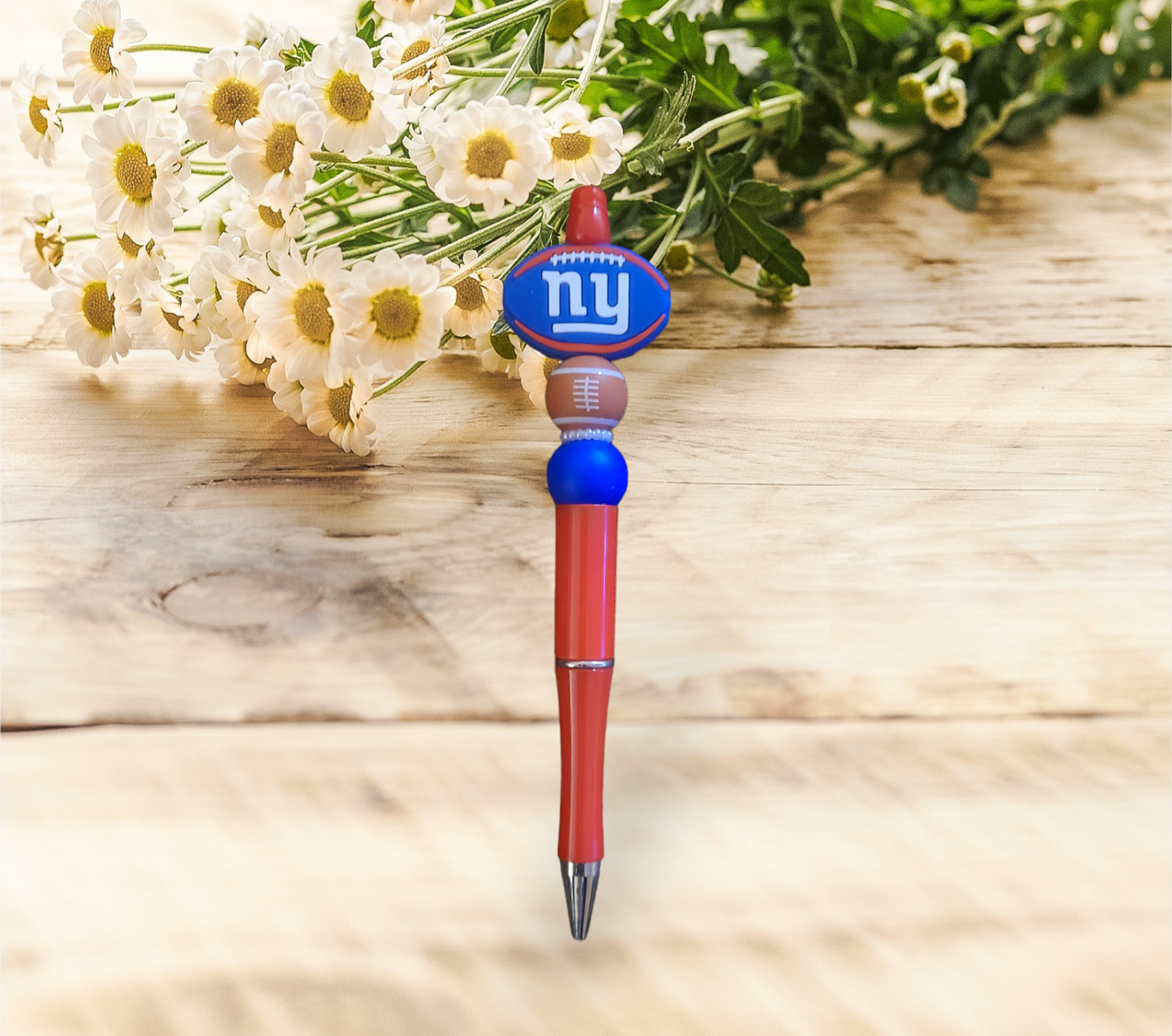 NYG Beaded Pen - Pretty Things Created