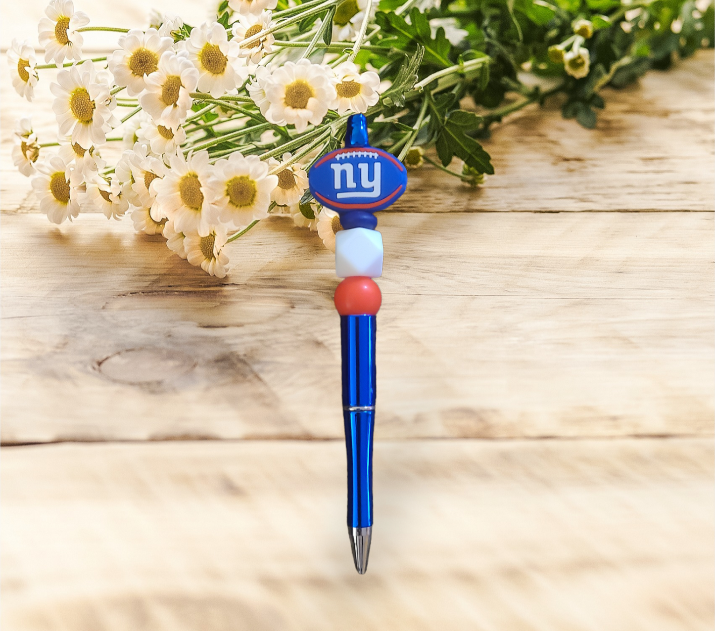 NYG Beaded Pen - Pretty Things Created