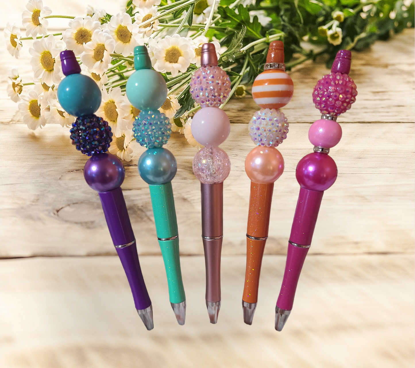 BubbleGum Beaded Pen - Pretty Things Created