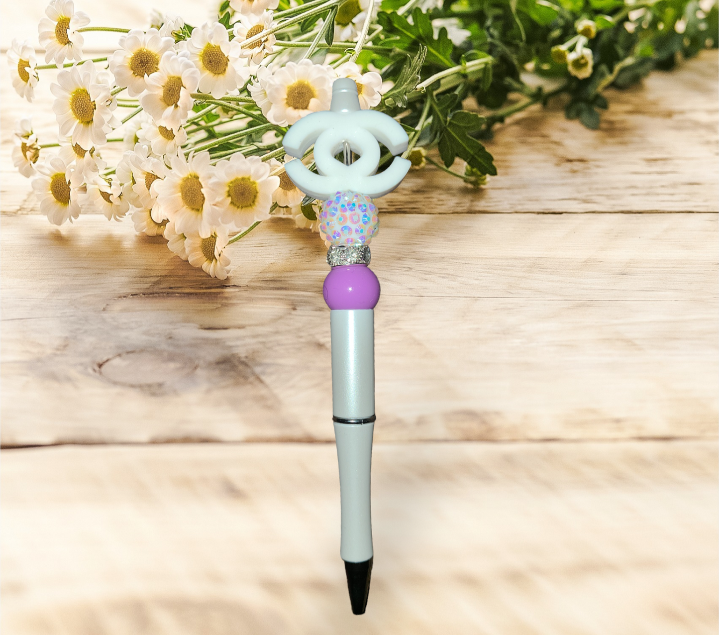 C C Beaded Pen #1 - Pretty Things Created