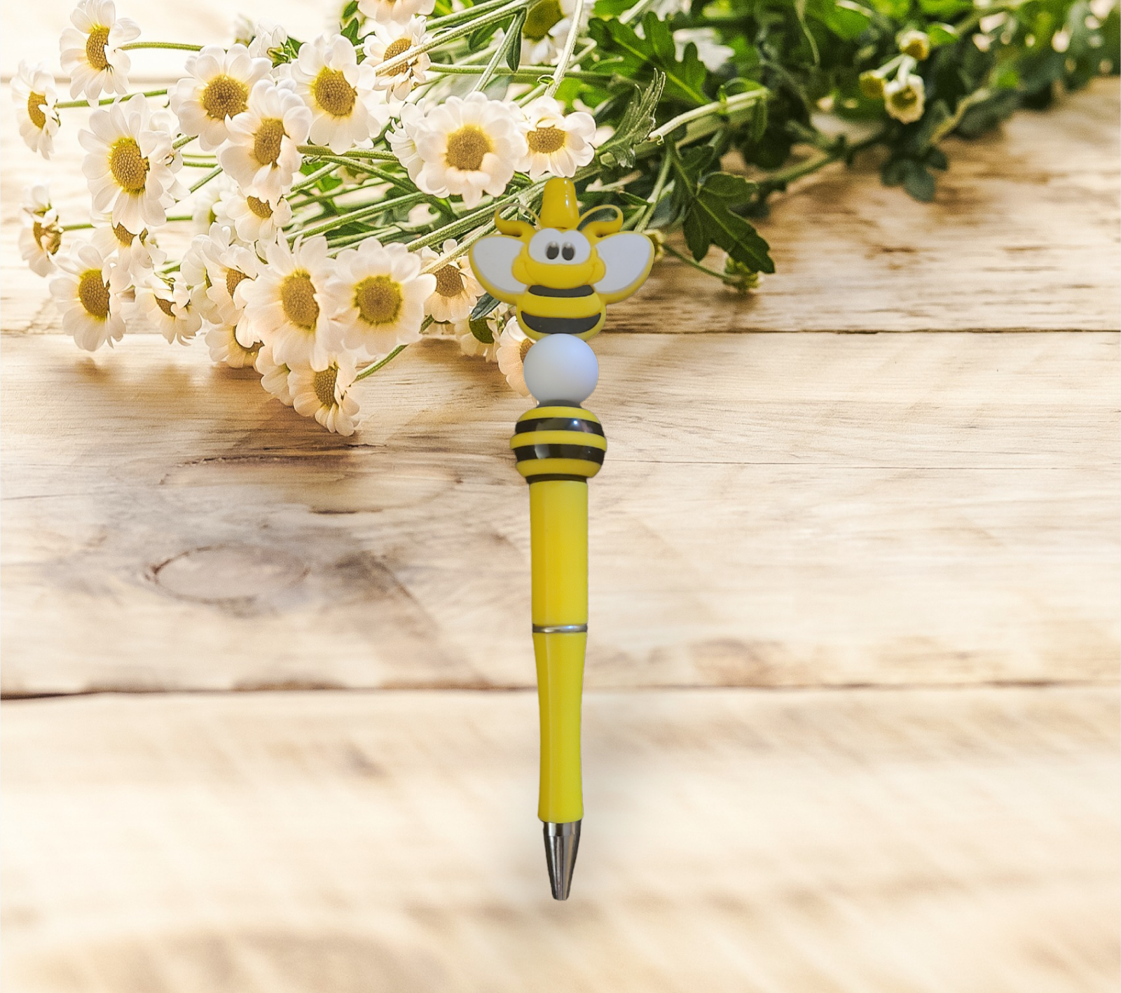 Bubble Bee Beaded Pen - Pretty Things Created