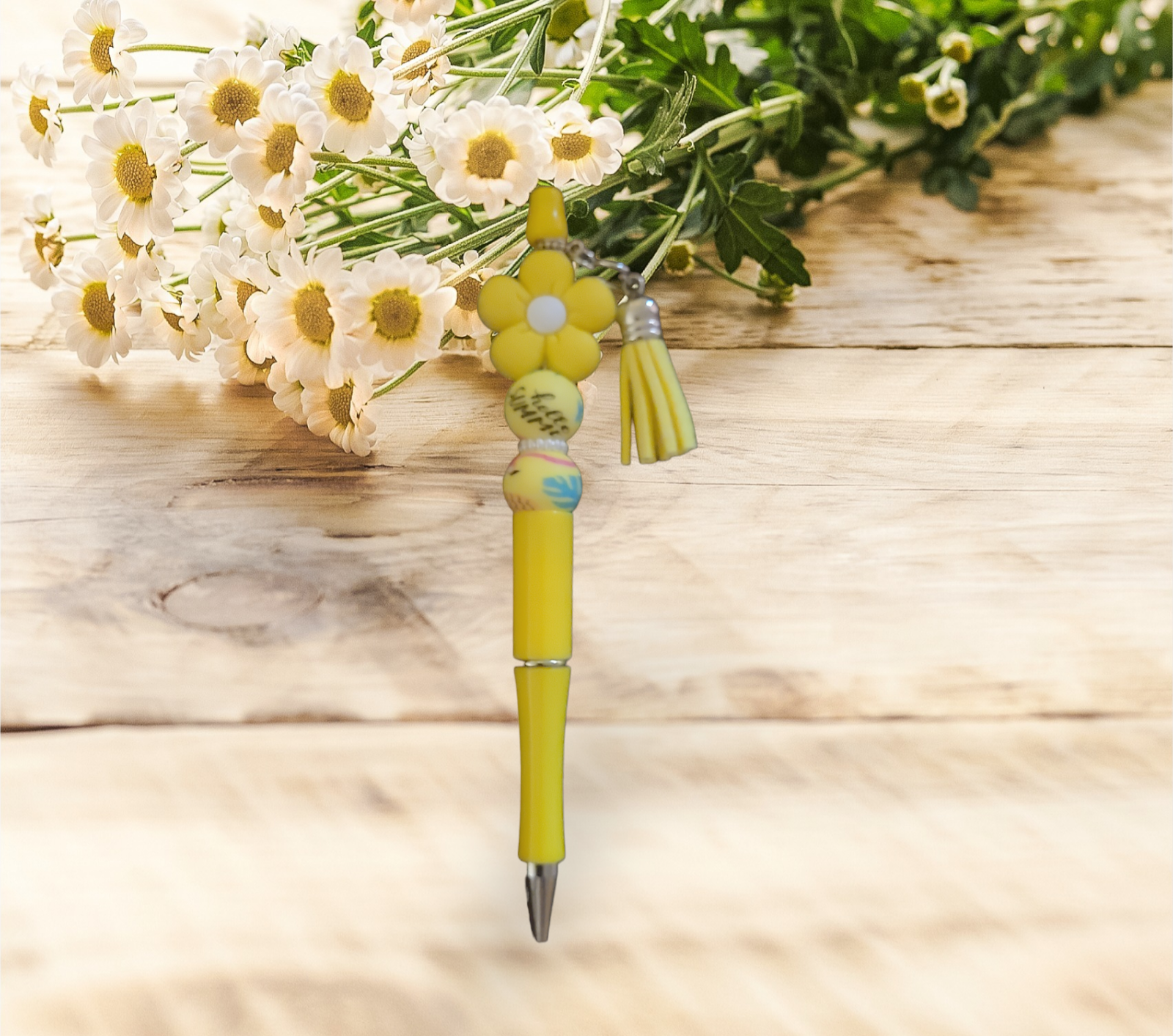 Flower Beaded Pen - Pretty Things Created