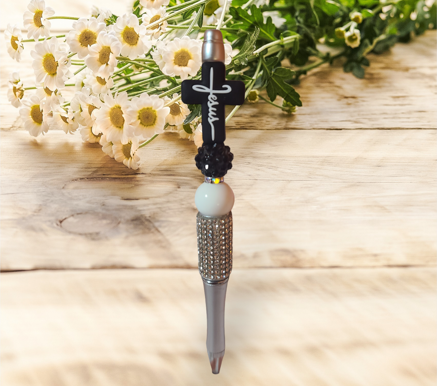 Faith Bling Beaded Pen - Pretty Things Created