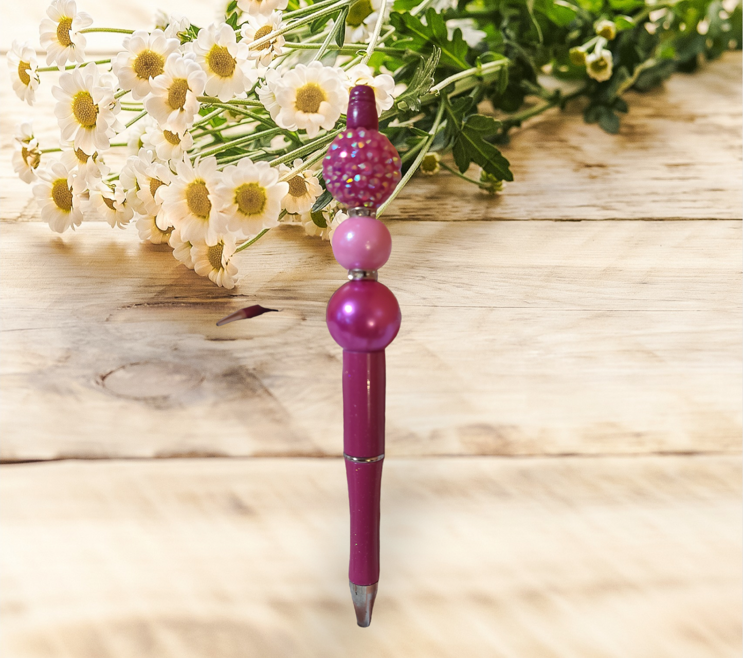 BubbleGum Beaded Pen - Pretty Things Created