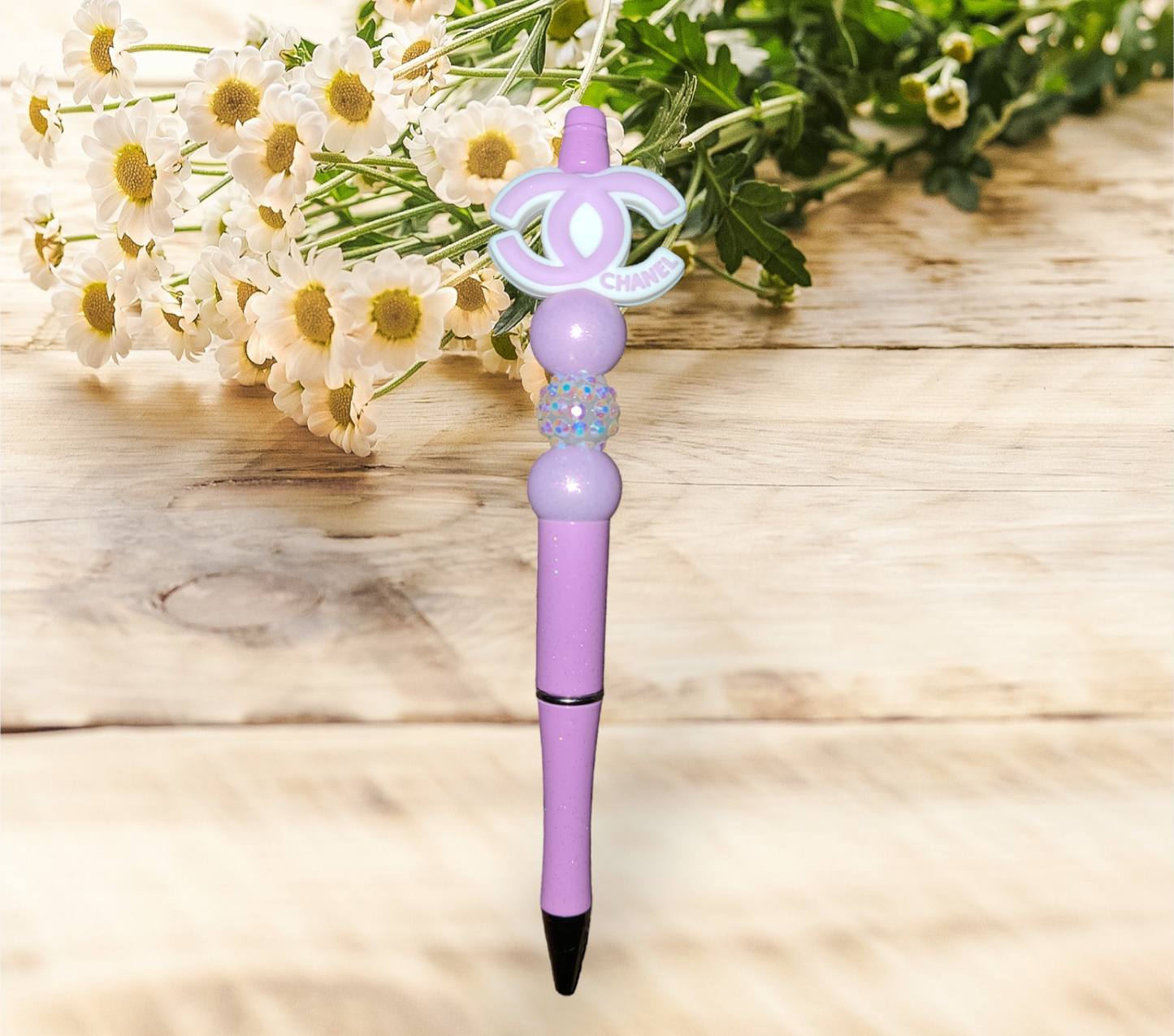 C C Beaded Pen #1 - Pretty Things Created